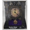 Spooky Village Animated Clock With Sound Motion Activated