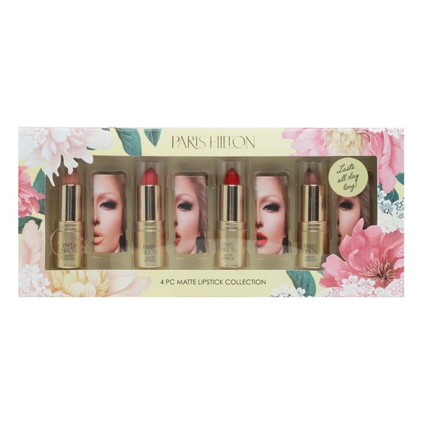 Paris Hilton Matte Lipstick Collection - Long Lasting Lipstick with