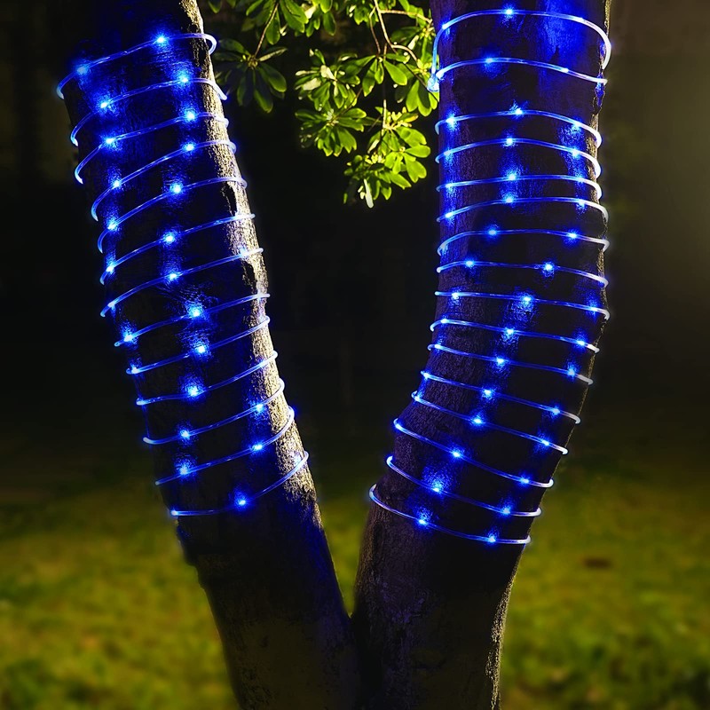 ICRGB Solar Pool Lights for Above Ground, 66FT 200LED 1800mAh