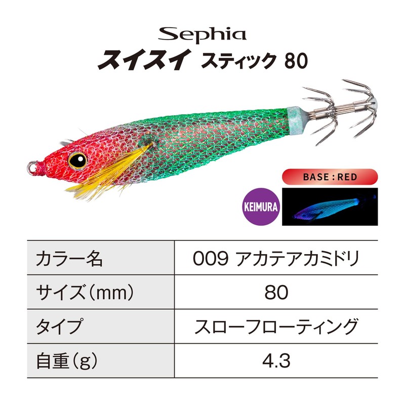 Shimano Sutte Sephia Swiss Stick 80 QS-X80X 009 Acate Academidori