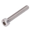 50Pcs Hex Socket Cup Head Screw Galvanized Steel M4 for