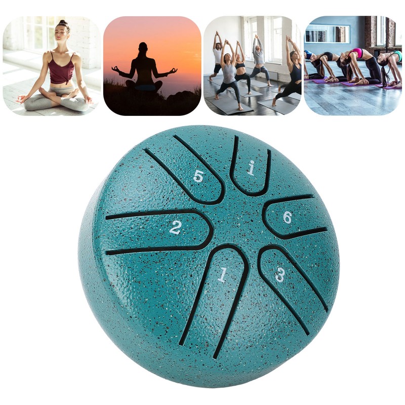 Mini Steel Tongue Drum 3 Inch 6 Notes Worry Free