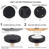 HAMVIDNE Wireless LED Spotlight, Battery Powered Picture Lights, Uplighting Indoor,
