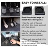 XQSMWF Brake and Clutch Pedal Rubber Pads Set Pack Compatible