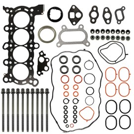 MTKHMN HS26397PT Cylinder Head Gasket Set & Head Bolts with Washers Compatibility with 2013-2015 Acura ILX 2.0L, 2006-2015 Civic 1.8L CNG/Gas, 2016-2020 Honda HR-V 1.8L, SOHC, HS54528