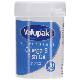 Valupak Omega-3 Fish Oil 1000mg - 30 Capsules
