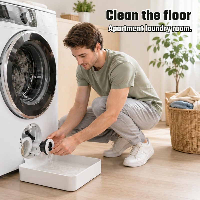 Washing Machine Drainage Tray, Washer Drain Pan, Leak Proof Washing
