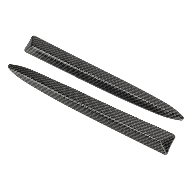 1 Pair Front Bumper Upper Moulding Trim 735455041 Carbon Fiber