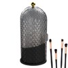 Makeup Brush Holder Organizer with Lid - 360°Rotating Waterproof Cosmetic