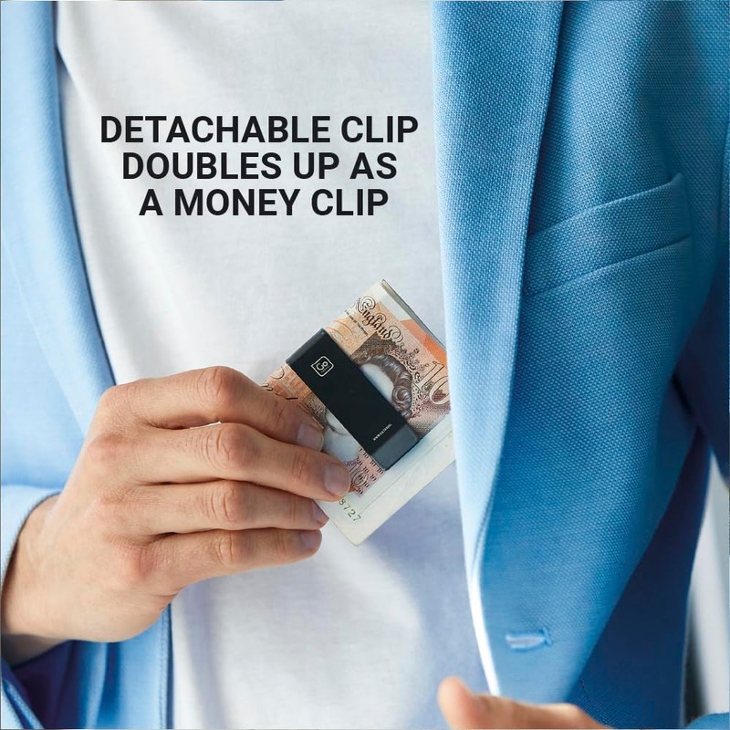 Go Travel Clip Pouch - Discreet Hideaway Wallet with RFID