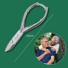 Precision Cut Chiropodist Toenail Clippers - Heavy-Duty Concaved Blades for