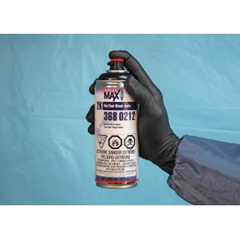 Spray max 2K Hot Rod Satin Black Spray Paint,Automotive Topcoat With Long Lasting and Durable Finish, High Chemical and Weather Resistance,2 Pack