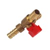QINCUN 3/8" ID Hose Barb Y Shaped Type 3 Way