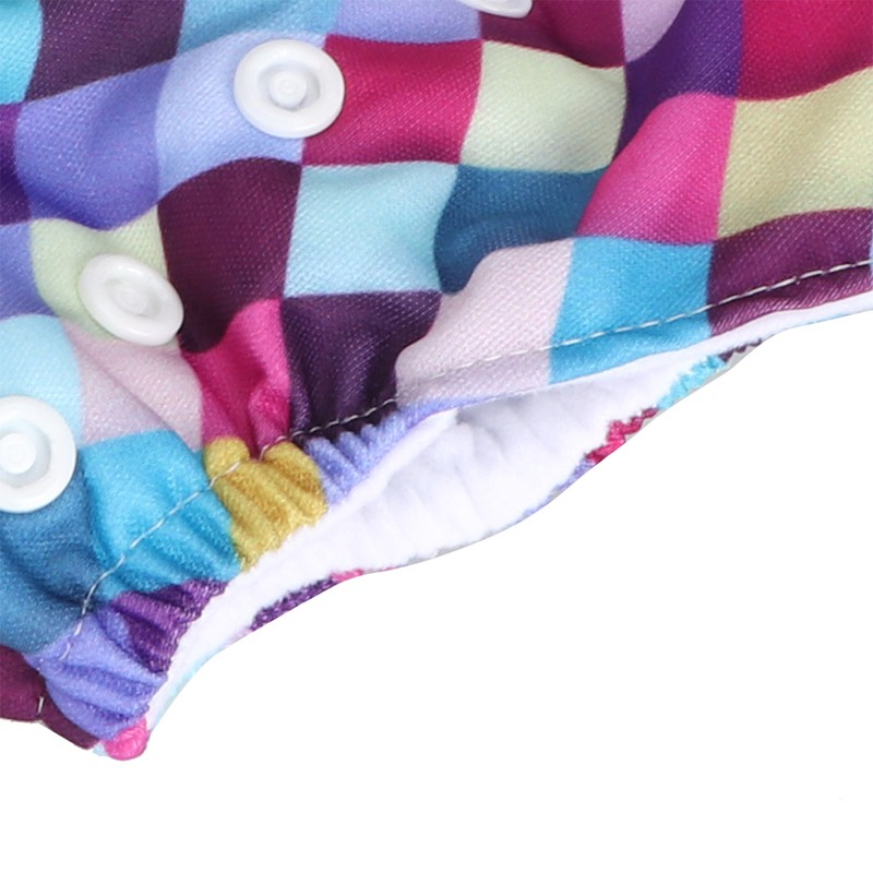 Breathable Soft Waterproof Adjusted Washable Reusable Infant Diaper Pants (Type