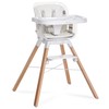 évolur 360° Bloom Highchair, Rotating, Convertible Baby Feeding Chair with