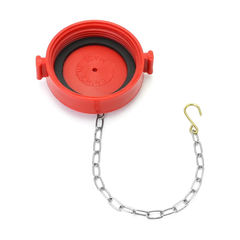 QWORK 2-1/2" NST/NH Plastic Fire Hose Connection Standpipe Cap Fitting