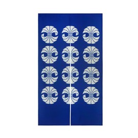 LIGICKY Japanese Noren Long Curtains, Door Curtain, Tapestry for Home Textiles, Room Divider, Blue, 85 x 150 cm