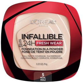 L’Oréal Paris L'Oreal Paris Infallible Up to 24H Fresh Wear Foundation in a Powder, 0.31 oz - Color: Pearl