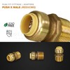 Pushlock UPMC1234 1/2 Inch x 3/4 Inch Push X Male