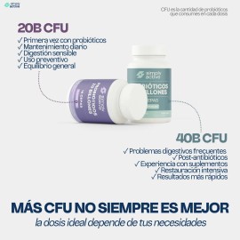 SIMPLY ACTIVE Probioticos 20 Billones CFU  Probiticos 14 Cepas - Mejor Sistema Immune, Digestivo e Intestinal  Porcin 30 das - Uso Diario  con Fibras 