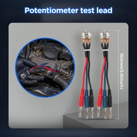 AUTOOL 68PCS Multimeter Test Leads Kit, Test Leads with Replaceable Wire Piercing Probes, 32A/1000V Alligator Clips, Banana Plug Adapters, Jumpers, Extension Male to Female Connector 4mm Banana Plug