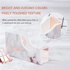 Rose Gold Marble Desk Accessories, Office Supplies Set Stapler Staple