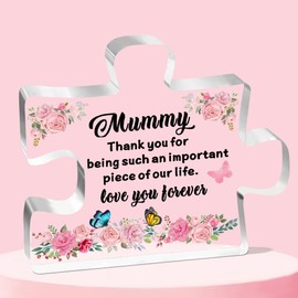 JETTOP Mummy Gifts-Gifts for Mummy Birthday Christmas Mothers Day Great Best Mummy Gifts Acrylic Plaque Piece
