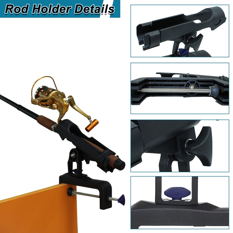 Fishing Rod Holders for Boat 360 Degree Adjustable Fishing Pole
