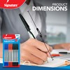 SOL 20pk Coloured Ballpoint Pen Set | Blue Pens, Red