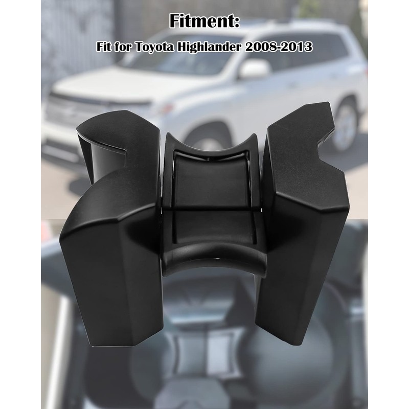 Cup Holder Divider Insert for Toyota Highlander 2008 2009 2010