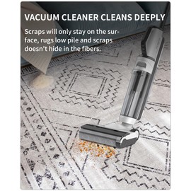 ILANGO Moroccan Runner Rugs for Hallway 2.5'x6' Machine Washable Area Rugs with Rubber Backing Modern Rugs Non Slip Carpet for Kitchen Indoor Floor Dedroom Farmhouse Dining Room, Foldable(Stone Grey)