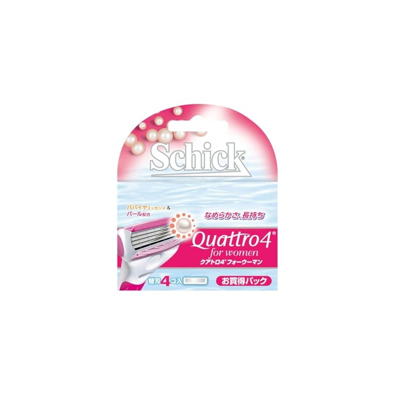 Quattro 4 for Woman Replacement Blades (4 pieces) x Set