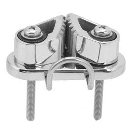 Wire Line Cleat, Rustproof Fairlead Cam Cleat for 3 to 12 mm Rope for Sailing