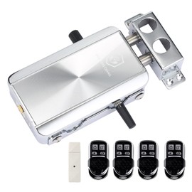 WiFi Door Lock, WiFi Smart Home Door Lock Kit Remote Control Keyless Entry Electronic Lock Smart Wireless Anti-Theft Deadbolt Access Control System for Home Hotel Apartment