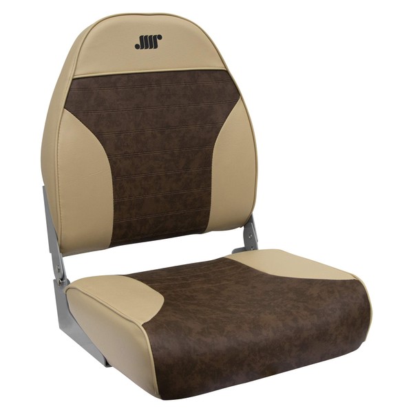 Wise 8WD588PLS-662 Standard High Back Fishing Boat Seat, Sand/Brown