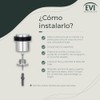 Evi Herrajes, Tope de puerta con base roscada in acero