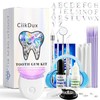 CiikDux DIY Tooth Gem Kit, Silver Letter Tooth Jewelry Gems