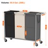 Heybly Laundry Basket, 3 x 18.5 Gal Laundry Separator Hamper