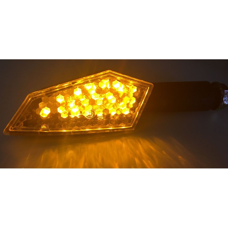 2 PCS Long Stalk LED Turn Signals Lights Blinkers for