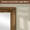Full Length Mirror 65"X22", Brown Large Floor Mirror with Solid