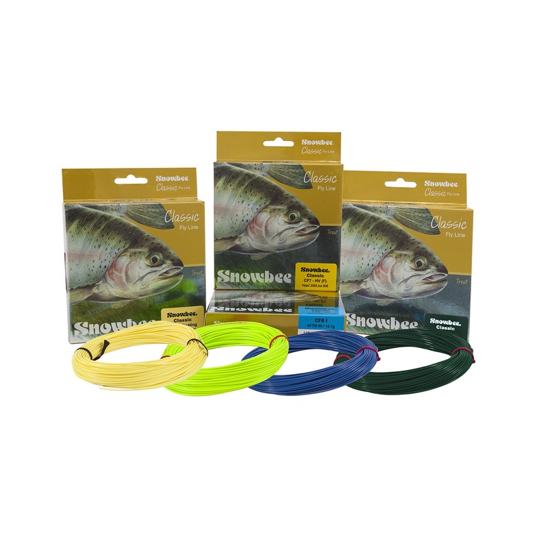 Snowbee Classic Floating Fly Fishing Line WF4 – Pale Yellow