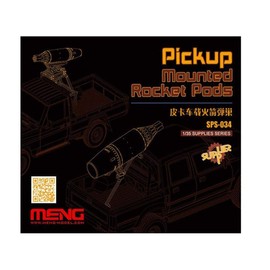 MENG SPS-034 Pickup Mounted Rocket Pods Resin Plastic Model Kit