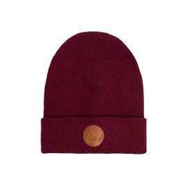 kabak Unisex Breathable Cotton Sportswear Head Warmer Knitted Fisherman Hat, burgundy