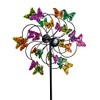Colourful Garden Windmill Model Butterfly Wind Chime Windmill 124 cm