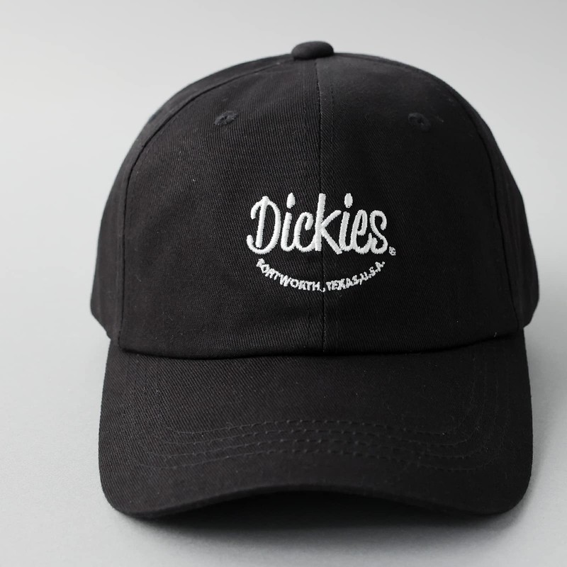 Dickies Patch Emblem Low Cap Logo Polo Cap Hat, Men's,