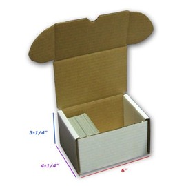 BCW Storage Box 330 Count (Quantity of 50) - Corrugated Cardboard Storage Box