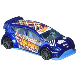 HOT WHEELS RACE TEAM 4/5, BLUE '12 FORD FIESTA 210/365 10 SPOKE
