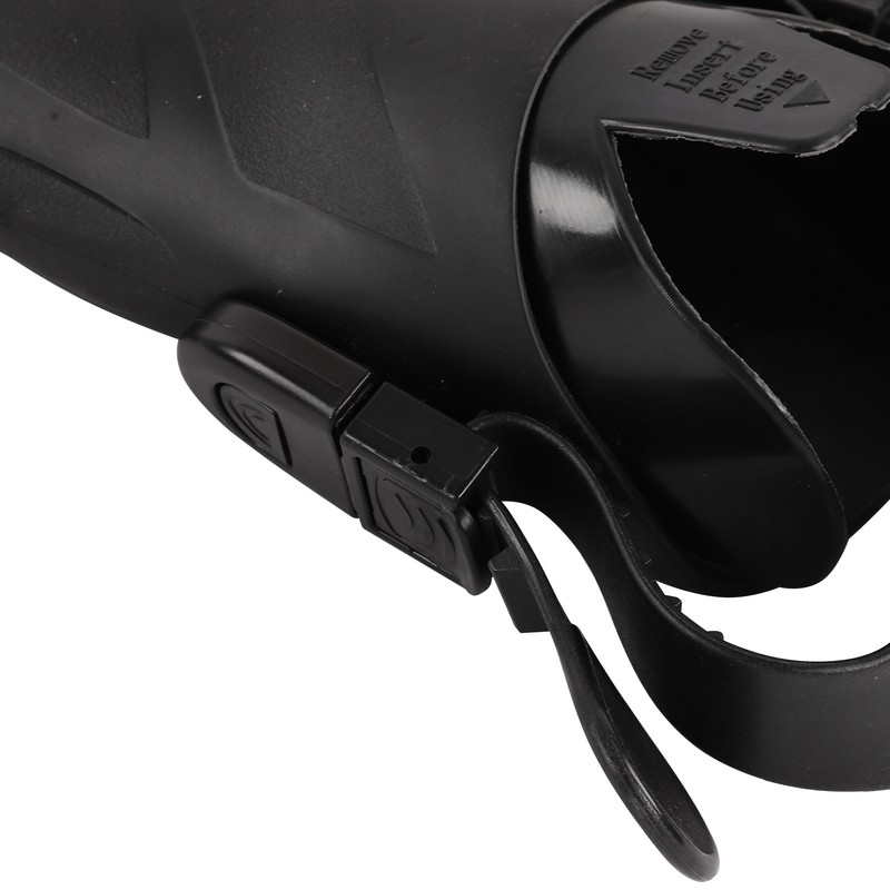 2pcs Adjustable Snorkel Fins Soft TPR Open Heel Long Diving