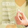 NuBoost Mezcla de Maca Peruana 1000 mg – 200 Cápsulas