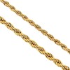 14K Solid Yellow Gold Twisted Rope Chain for Men &